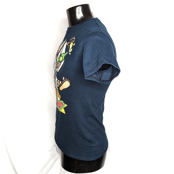 Men's Los Arcos Graphic T-Shirt Black Small Heavyweight Cotton Tee Excellent - Picture 2 of 4